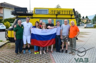 Ульяновцы совершили автопробег в Италию на автомобилях УАЗ